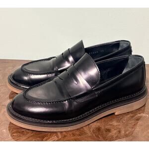 AGL Sirena Penny Loafer Italian Leather Slip On Shoes Womens 5.5